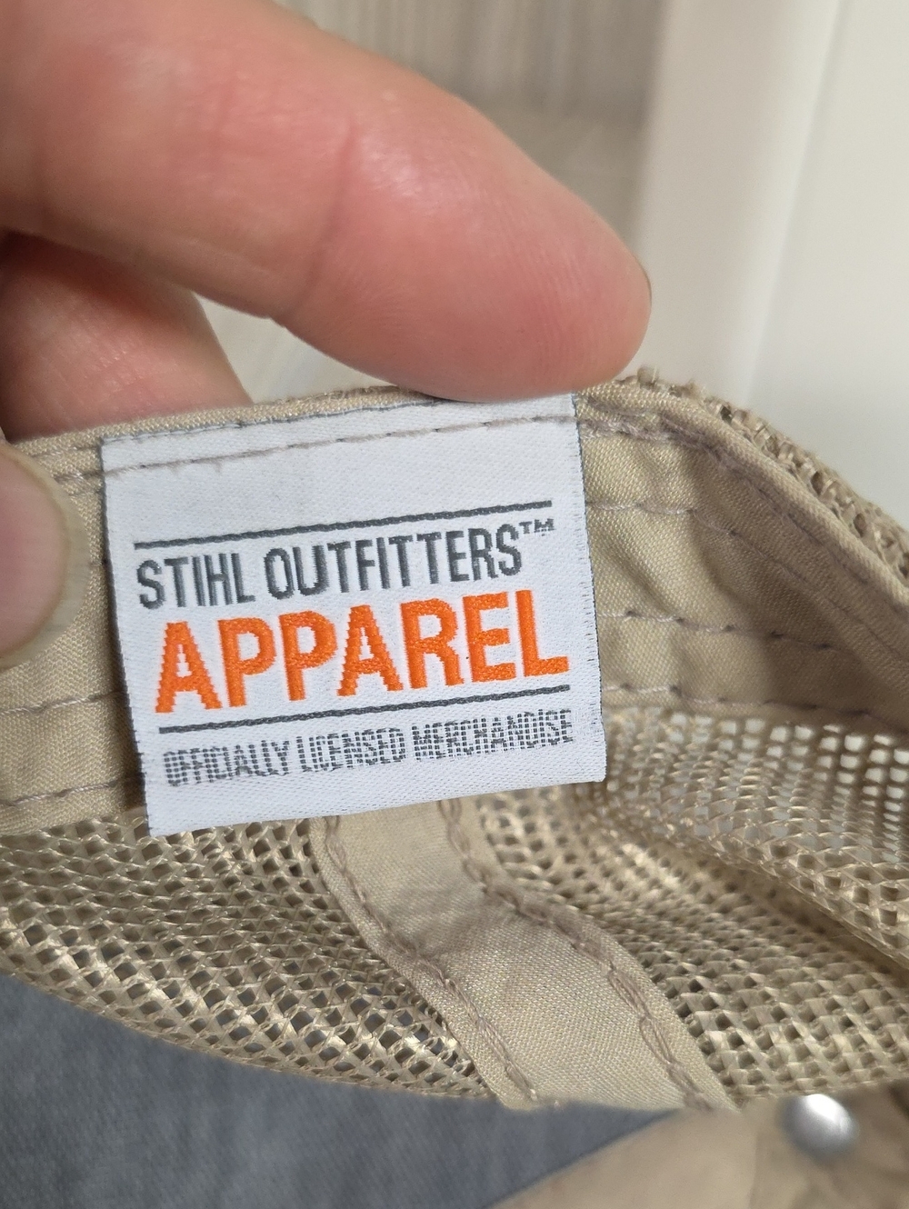 Stihl Outfitters Burnt Orange Mesh Trucker Logo Hat Unisex Adult Adjustable Cap - Picture 7 of 8